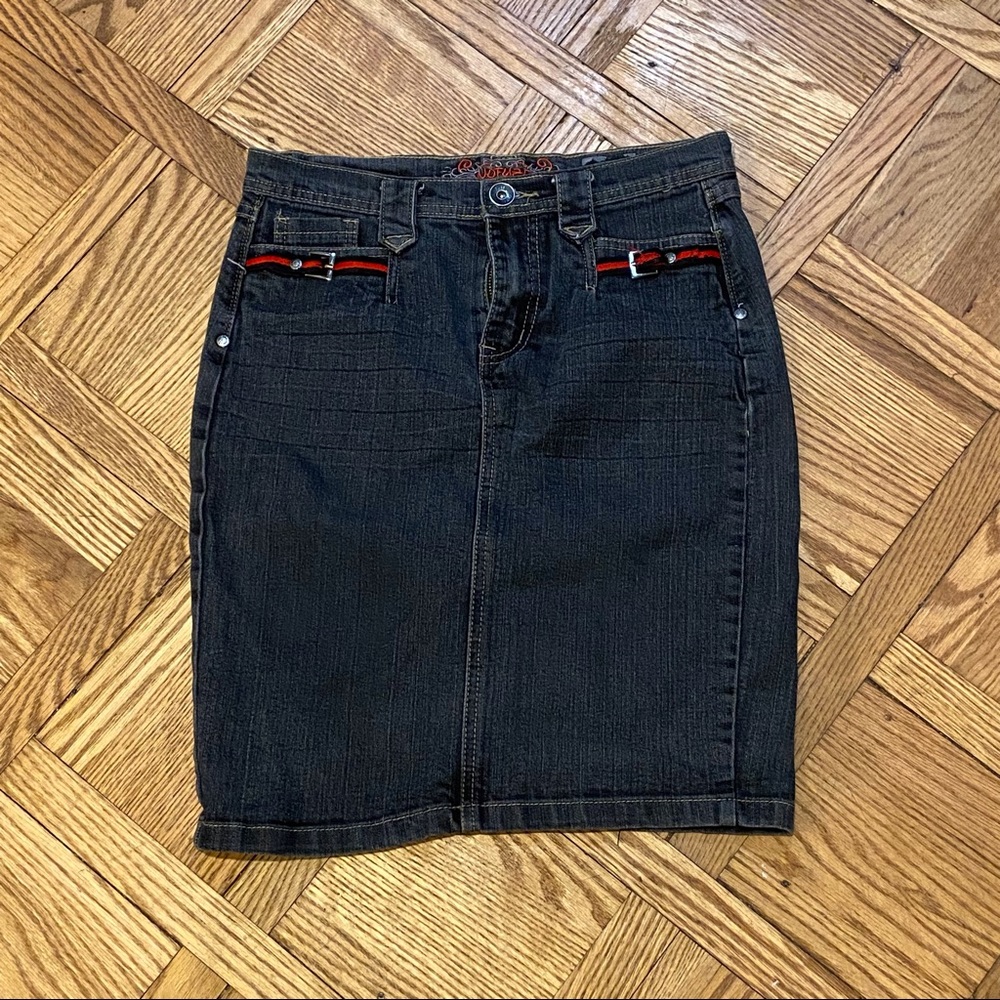 Dark Denim Skirt